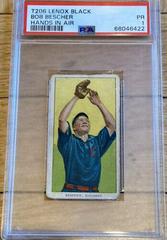 Bob Bescher [Hands in Air] Baseball Cards 1909 T206 Lenox Black Prices