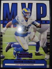 Aaron Donald [Ruby] #MC-AD Football Cards 2020 Panini Contenders MVP Prices