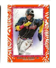 Ronald Acuna Jr. [Orange] Baseball Cards 2022 Topps Rip Prices