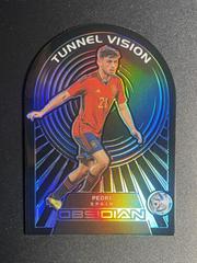 Pedri [Blue] #15 Soccer Cards 2022 Panini Obsidian Tunnel Vision Prices