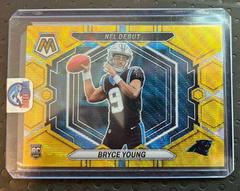 Bryce Young [Gold Wave] #ND-2 Football Cards 2023 Panini Mosaic NFL Debut Prices