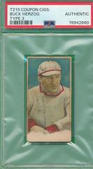 Buck Herzog Baseball Cards 1919 T213 Coupon Cigs. Type 3 Prices