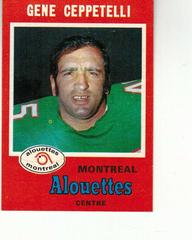 Gene Ceppetelli #104 Football Cards 1971 O Pee Chee CFL Prices