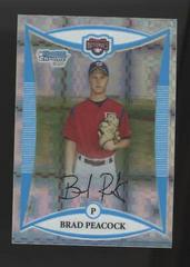 Brad Peacock [Xfractor] #BCP180 Baseball Cards 2008 Bowman Chrome Prospects Prices