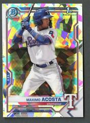 Maximo Acosta [Atomic Refractor] #BCP-7 Baseball Cards 2021 Bowman Chrome Prospects Prices