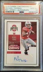 Michael Thomas [Red Jersey Autograph] #106 Football Cards 2016 Panini Contenders Draft Picks Prices