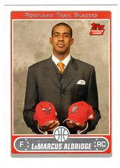 LaMarcus Aldridge [Draft] #241 Basketball Cards 2006 Topps Prices