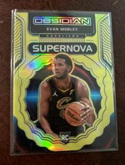 Evan Mobley [Yellow] Basketball Cards 2021 Panini Obsidian Supernova Prices
