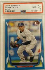 Derek Jeter [Blue] #1 Baseball Cards 2014 Bowman Prices