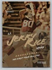 Jerry Rice #2 Football Cards 2018 Panini Luminance Vintage Performers Prices