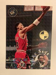 Scottie Pippen Basketball Cards 1995 Stadium Club Spike Says Prices