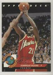 Dominique Wilkins #85 Basketball Cards 1992 Upper Deck International Prices