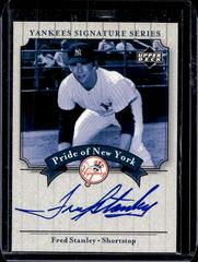 Fred Stanley #PN-ST Baseball Cards 2003 Upper Deck Yankees Signature Series Pride of NY Autograph Prices