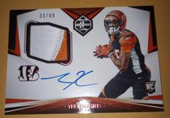 Tee Higgins [Patch Autograph Ruby] #110 Football Cards 2020 Panini Limited Prices