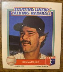 Don Mattingly Baseball Cards 1988 Kenner Starting Lineup Prices