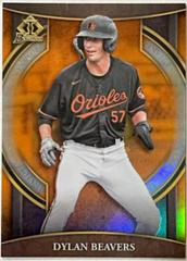 Dylan Beavers [Orange] Baseball Cards 2023 Bowman Chrome Invicta Prices