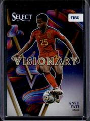 Ansu Fati Soccer Cards 2022 Panini Select FIFA Visionary Prices