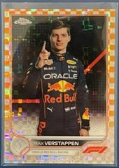 Max Verstappen [Orange Checker Flag] #1 Racing Cards 2022 Topps Chrome Formula 1 Prices