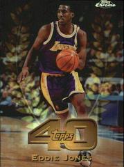Eddie Jones [Refractor] Basketball Cards 1997 Topps Chrome Topps 40 Prices