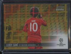 Leroy Sane [Gold Refractor] Soccer Cards 2020 Stadium Club Chrome UEFA Champions League Prices