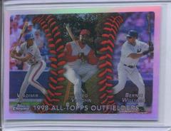 B. Williams, G. Vaughn, V. Guerrero Baseball Cards 1999 Topps Chrome Prices