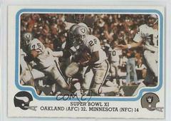 Super Bowl XI Football Cards 1979 Fleer Team Action Prices