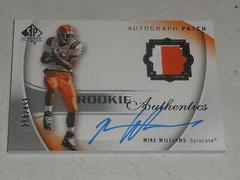 Mike Williams [Autograph Jersey] #117 Football Cards 2010 SP Authentic Prices