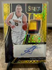 Nikola Jokic [Gold Prizm] Basketball Cards 2021 Panini Select Signatures Prices