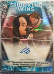 Kevin Owens Wrestling Cards 2020 Topps WWE Chrome Shocking Wins Autographs Prices