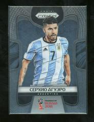 Sergio Aguero [Cyrillic Text] #11 Soccer Cards 2018 Panini Prizm World Cup Prices