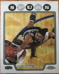 Tim Duncan [Refractor] Basketball Cards 2008 Topps Chrome Prices