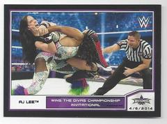 AJ Lee [Purple] #108 Wrestling Cards 2014 Topps WWE Road to Wrestlemania Prices