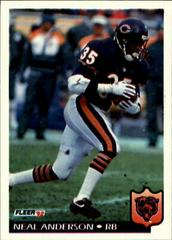 Neal Anderson Football Cards 1992 Fleer Prices