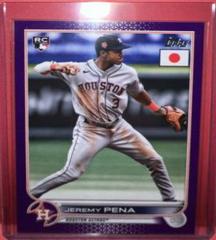 Jeremy Pena [Purple] #8 Baseball Cards 2022 Topps Japan Edition Prices