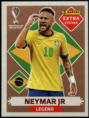Neymar Jr [Bronze] Soccer Cards 2022 Panini World Cup Qatar Stickers Extra Prices