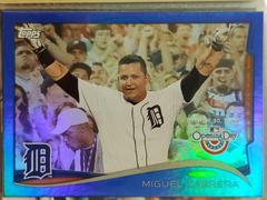 Miguel Cabrera [Arms Up Blue] Baseball Cards 2014 Topps Opening Day Prices