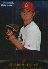 Shelby Miller Baseball Cards 2011 Bowman Chrome Throwbacks Prices