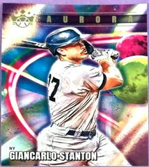 Giancarlo Stanton Baseball Cards 2022 Panini Diamond Kings Aurora Prices