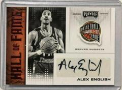 Alex English [Red] Basketball Cards 2020 Panini Chronicles Hall of Fame Autographs Prices