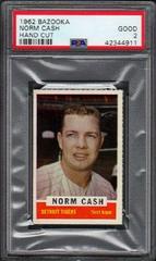 Norm Cash [Hand Cut] Baseball Cards 1962 Bazooka Prices