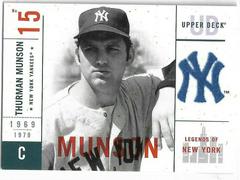 Thurman Munson Baseball Cards 2001 Upper Deck Legends of NY Prices