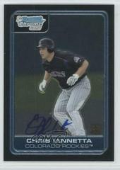 Chris Iannetta [Autograph] Baseball Cards 2006 Bowman Chrome Prospects Prices