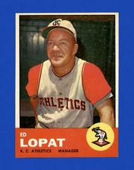 Ed Lopat #23 Baseball Cards 1963 Topps Prices
