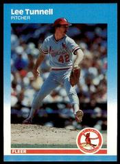 Lee Tunnell #U-119 Baseball Cards 1987 Fleer Update Prices