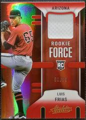 Luis Frias [Spectrum Red] Baseball Cards 2022 Panini Absolute Rookie Force Prices
