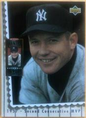 Mickey Mantle [1957 2nd Consecutive MVP] #67 Baseball Cards 1994 Upper Deck Mantle Heroes Prices