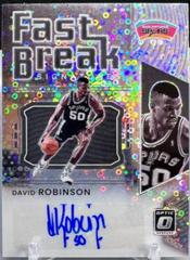 David Robinson Basketball Cards 2021 Panini Donruss Optic Fast Break Signatures Prices