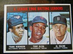 AL Batting Leaders [Robinson, Oliva, Kaline] #239 Baseball Cards 1967 Topps Prices