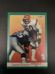 James Francis Football Cards 1991 Fleer Prices