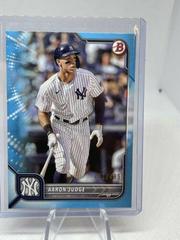 Aaron Judge [Sky Blue] #2 Baseball Cards 2022 Bowman Prices